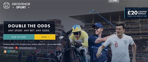 Grosvenor Sports Sign Up Offer: Double the odds Jun 2024.